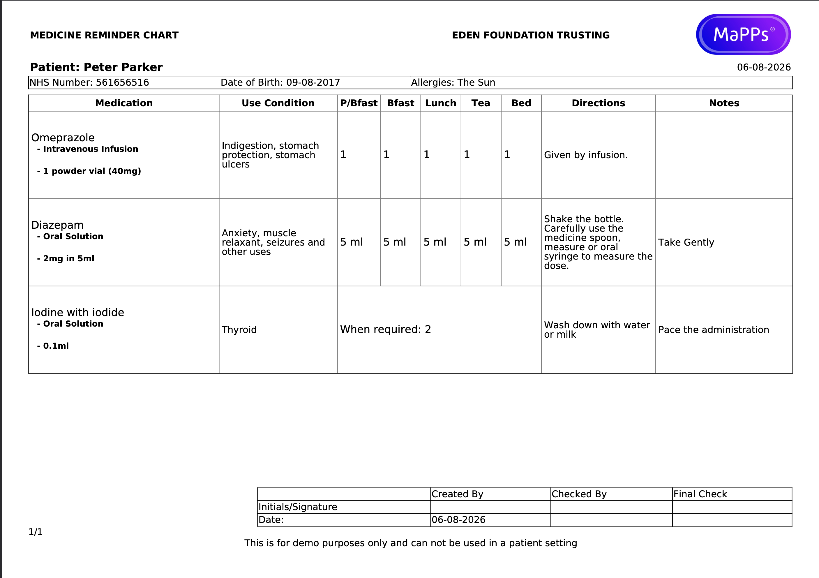 English MERLs Sample 1